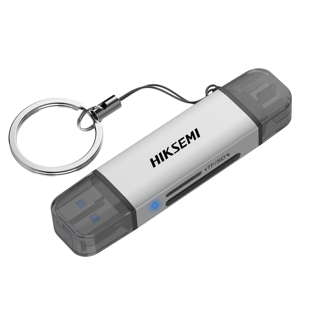 Lector de Tarjetas 2 en 1 / Conector Dual USB-A y USB-C / Soporta SD y Micro SD / 5 Gbps / Aleación de Aluminio - Imagen 3