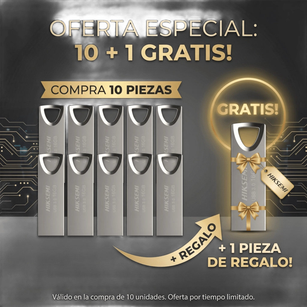 KIT 10 + 1 de Memoria USB M200 de 64 GB / USB 3.0