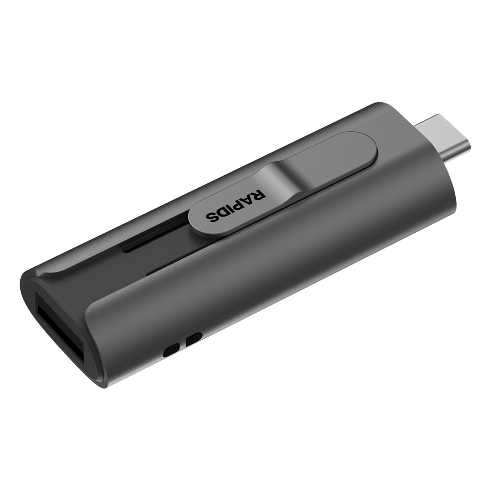 Memoria USB Dual SSD / 256 GB / USB-C y USB-A / 560 MB/s Lectura / OTG / Aleación de Aluminio - Imagen 3