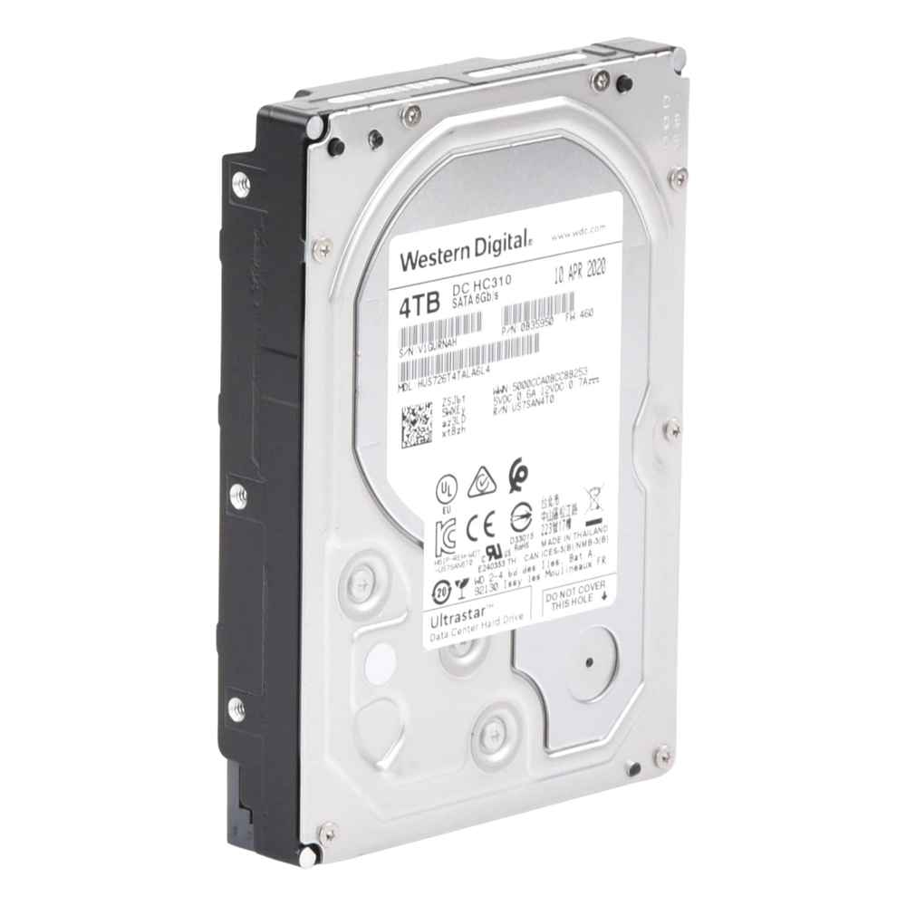 Disco Duro Enterprise 4 TB / Wester Digital (WD) / Serie Ultrastar / Recomendado para Data Center y NVRs de Alta Capacidad / Alto Performace - Imagen 3
