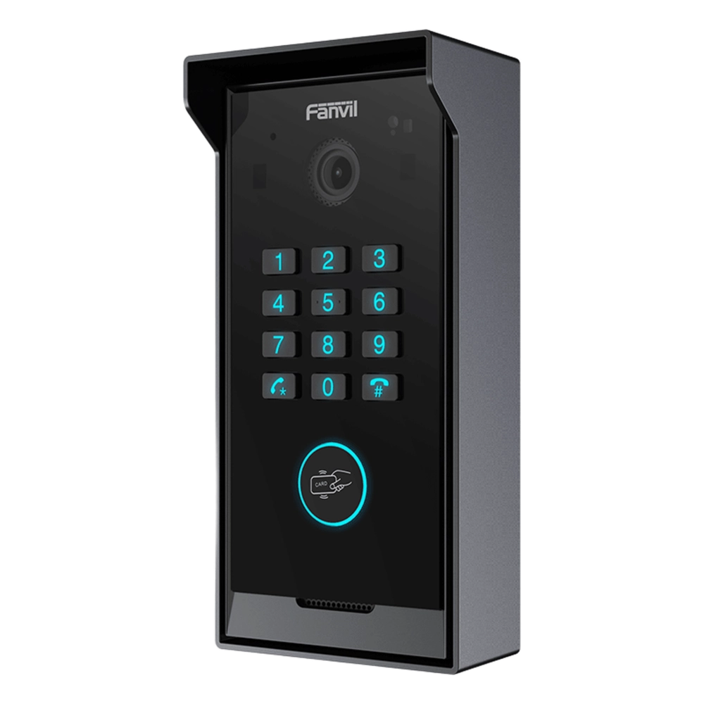 Videoportero Slim IP SIP con Cámara HD, IP IP65, Teclado Numérico y Relé, Apertura por BLE, Tarjeta, Remoto, Protocolo ONVIF, Compatible con App Fanvil Link - Imagen 2