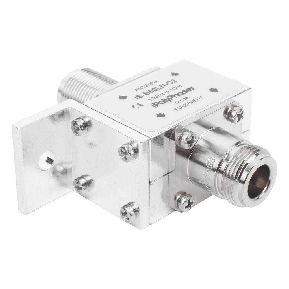 Protector Coaxial RF / 125-1000 MHz / 50 Ω / Conectores N Hembra / Bloqueo DC / 40 kA - Imagen 3