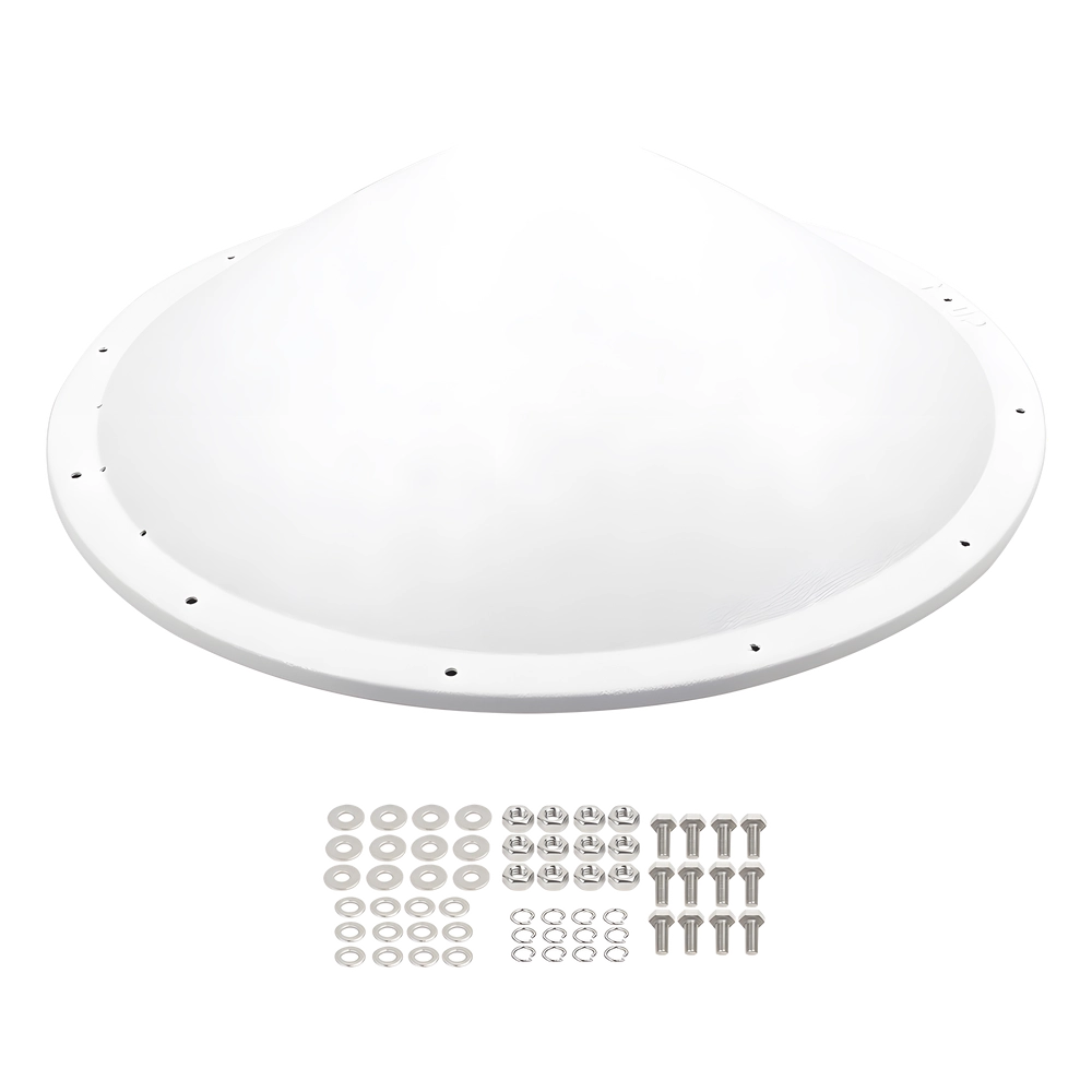 Kit de Antena y radomo, ganancia de 28 dBi, rango de frecuencia extendida (4.9 a 6.5 GHz), conectores SMA-macho inverso, incluye jumper, distancia de hasta 15 km - Imagen 3