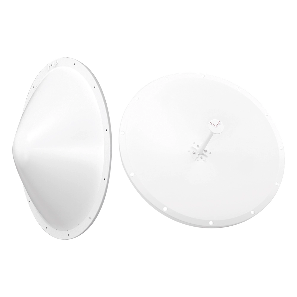 Kit de Antena y radomo, ganancia de 28 dBi, rango de frecuencia extendida (4.9 a 6.5 GHz), conectores SMA-macho inverso, incluye jumper, distancia de hasta 15 km