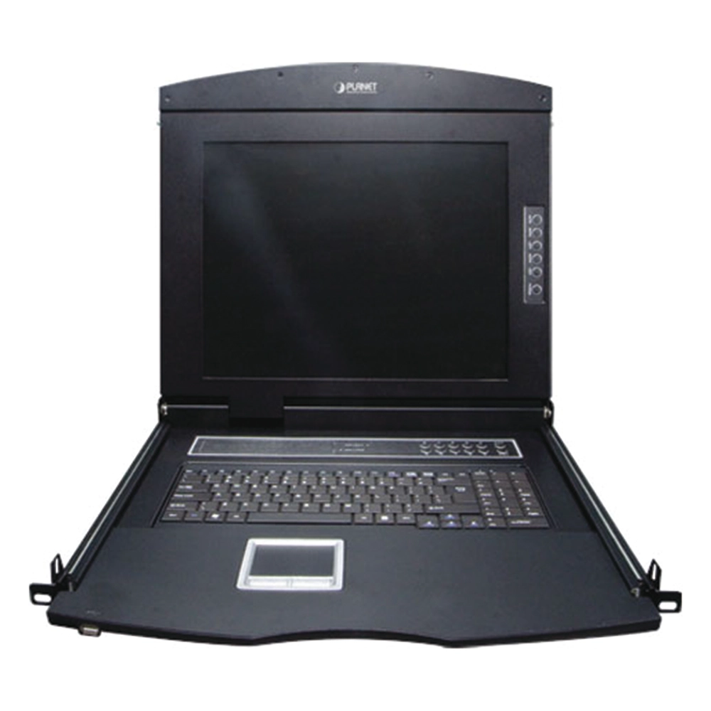 Switch KVM con Monitor de 17"con Teclado y Trackpad para Rack de 1U de Cuatro Postes, 8 Puertos VGA Para Acceder y Controlar Hasta 8 Computadoras Desde una Sola Consola - Imagen 2