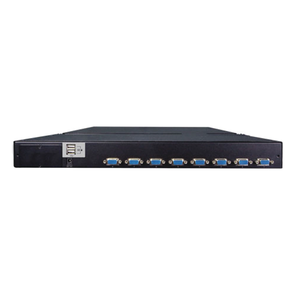 Switch KVM con Monitor de 17"con Teclado y Trackpad para Rack de 1U de Cuatro Postes, 8 Puertos VGA Para Acceder y Controlar Hasta 8 Computadoras Desde una Sola Consola - Imagen 4