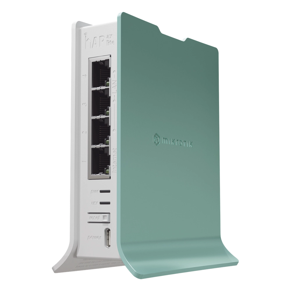 (hAP ax lite) Router WiFi 2.4 Gen6 802.11b/g/n/ax 160mW de potencia, 4 puertos Gigabit - Imagen 2