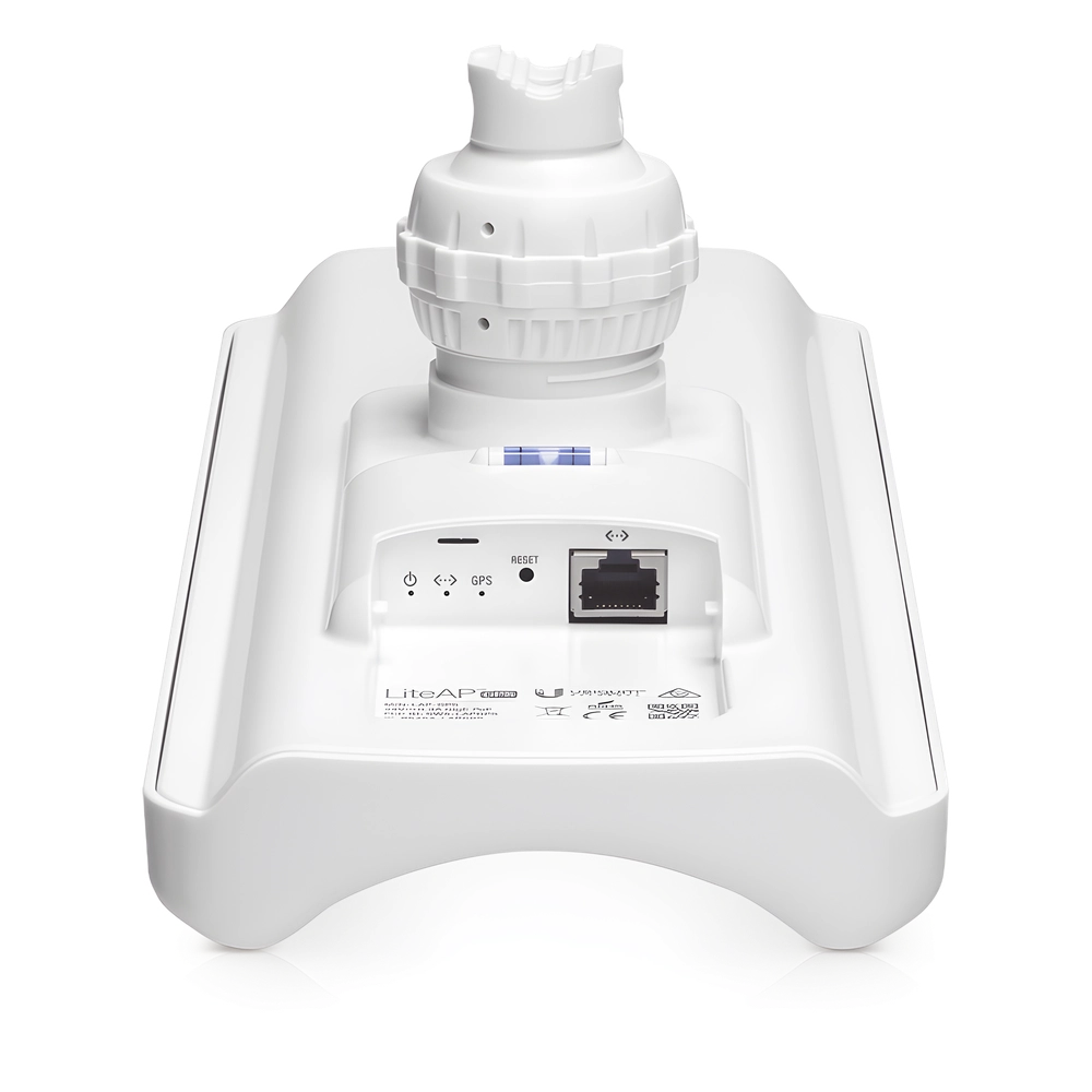 Estación Base 2x2 MIMO airMAX LiteAP AC hasta 450 Mbps, 5 GHz (5150 - 5875 MHz) con antena integrada de 17 dBi y cobertura de 90 grados con GPS Sync - Imagen 3