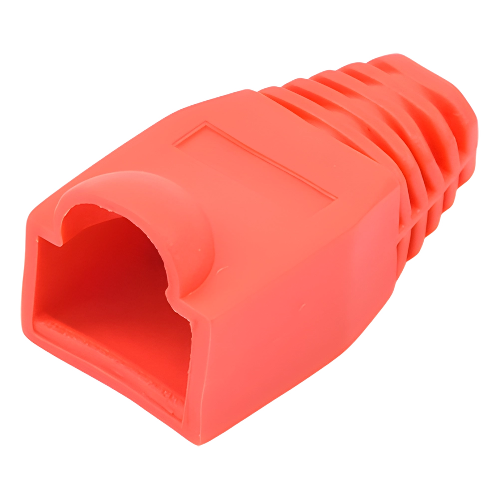 Bota Plástica para Protección de Plug RJ45, Color Rojo - Imagen 4