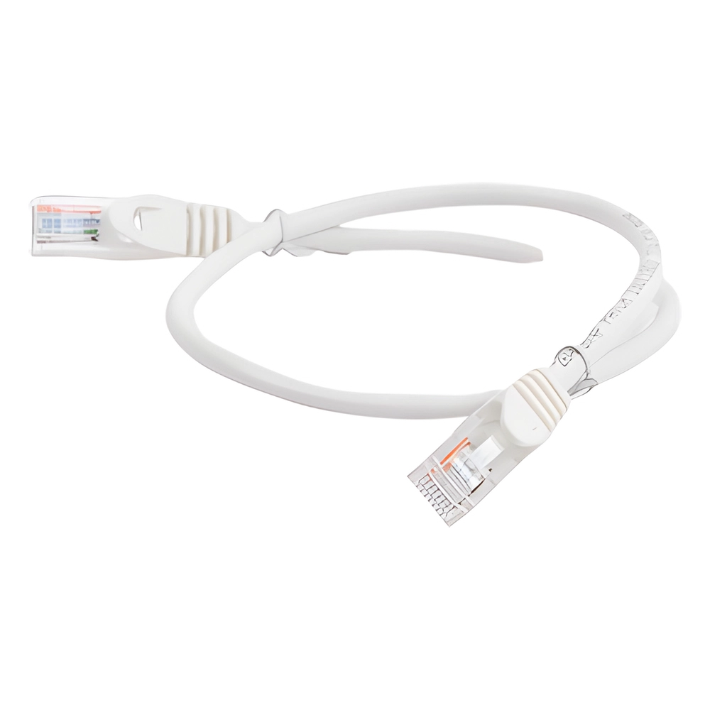 Cable de Parcheo UTP Cat5e - 0.5 Metros (1.64 Pies) - Blanco - Imagen 3