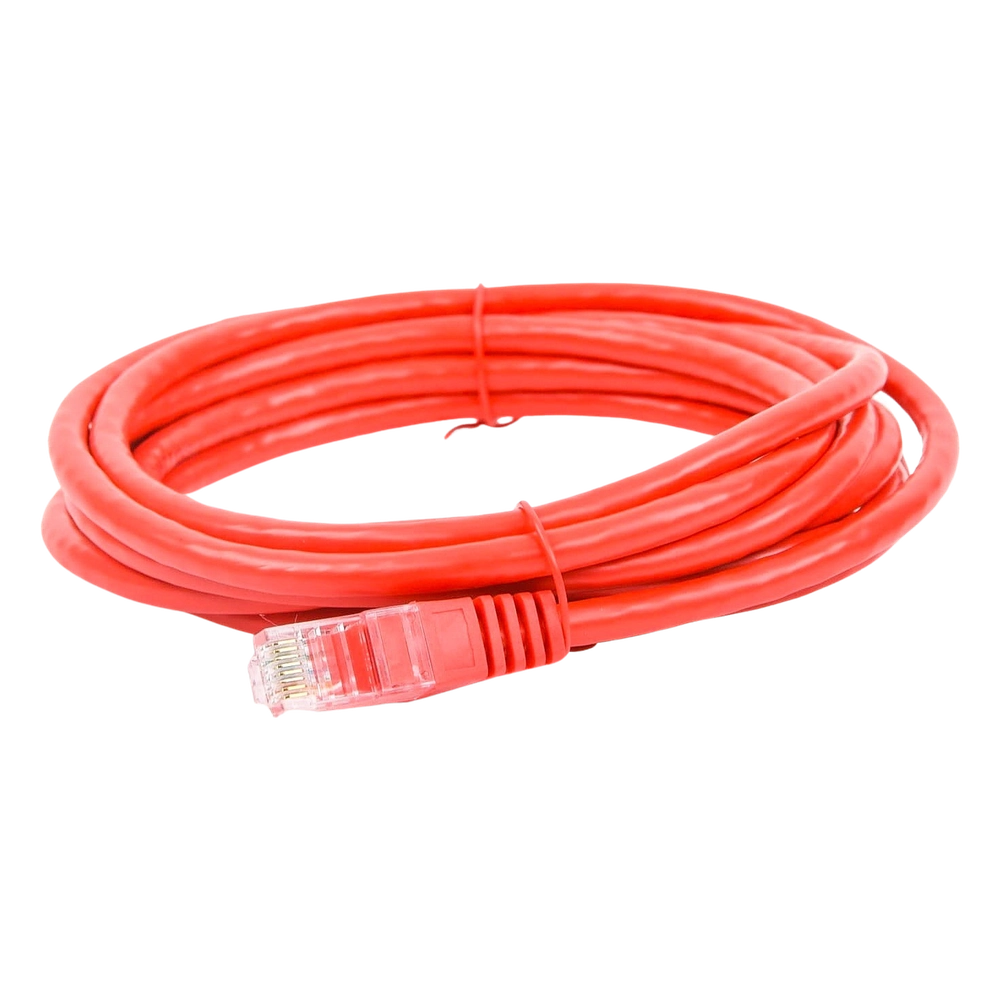 Cable de Parcheo UTP Cat6 - 3.0 Metros (9.84 Pies) - Rojo - Imagen 4