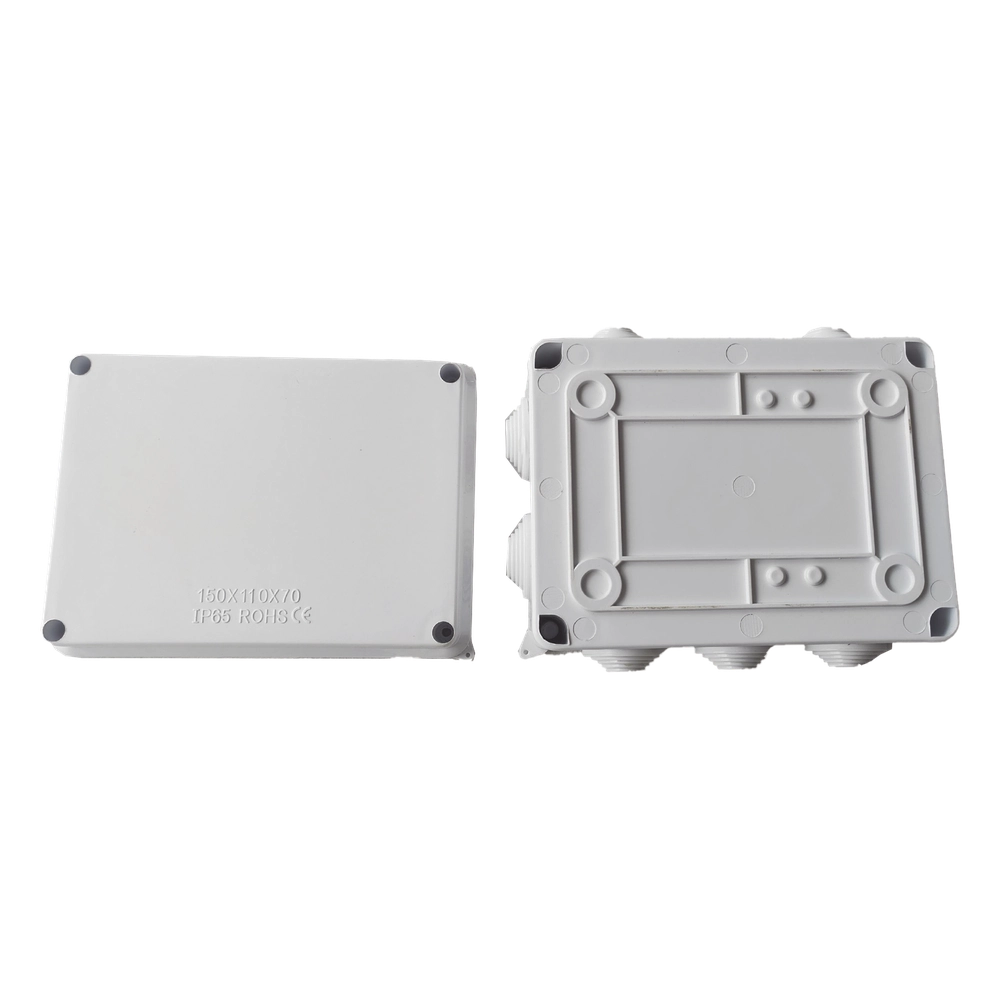 Caja de Derivación-Conexión para Exterior IP65 con 10 Entradas / 150 x 110 x 70 mm / Sellado Seguro con Empaque + 4 Tornillos / Resiste Agua, Polvo y Sol Directo - Imagen 3