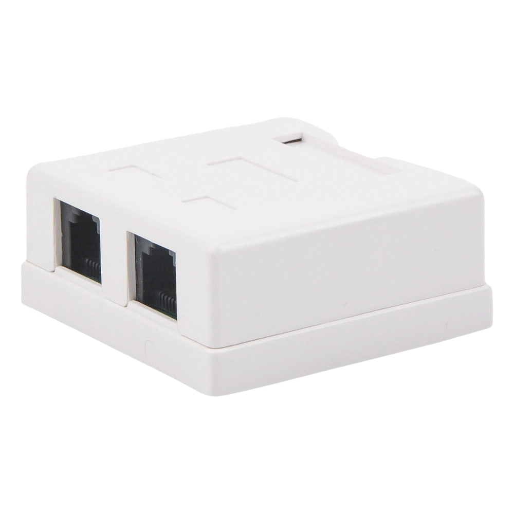Caja de Pared con Jack UTP Cat5e y Jack RJ11 Telefónico - Imagen 3