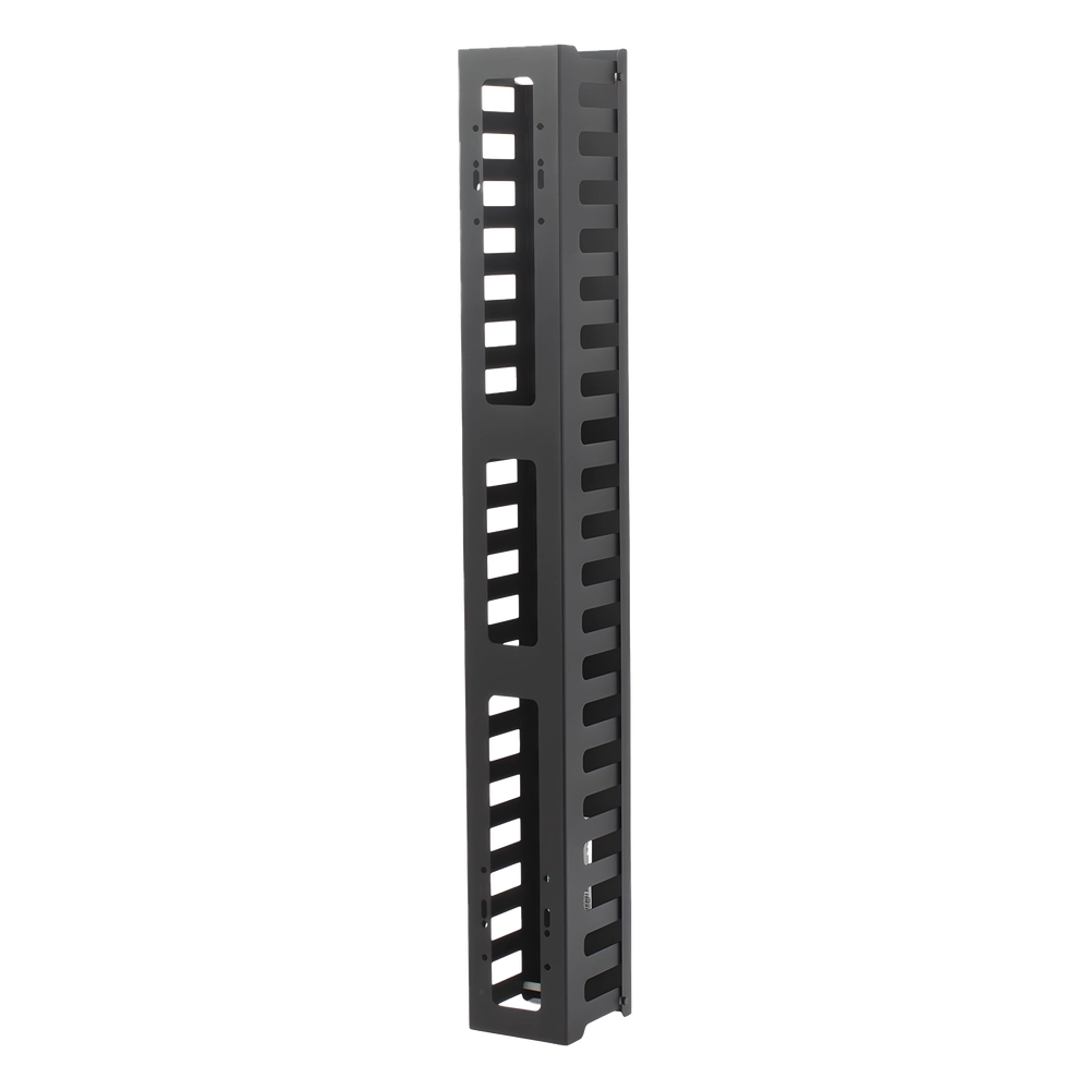 Organizador de Cable Vertical de 21 Unidades Rack Sencillo, Compatible con Racks Serie EIRL y EIQR