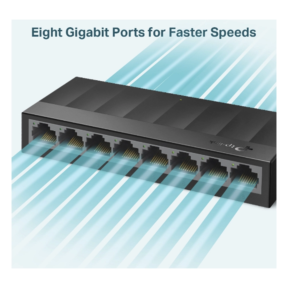 Switch para escritorio 8 puertos 10/100/1000Mbps - Imagen 5