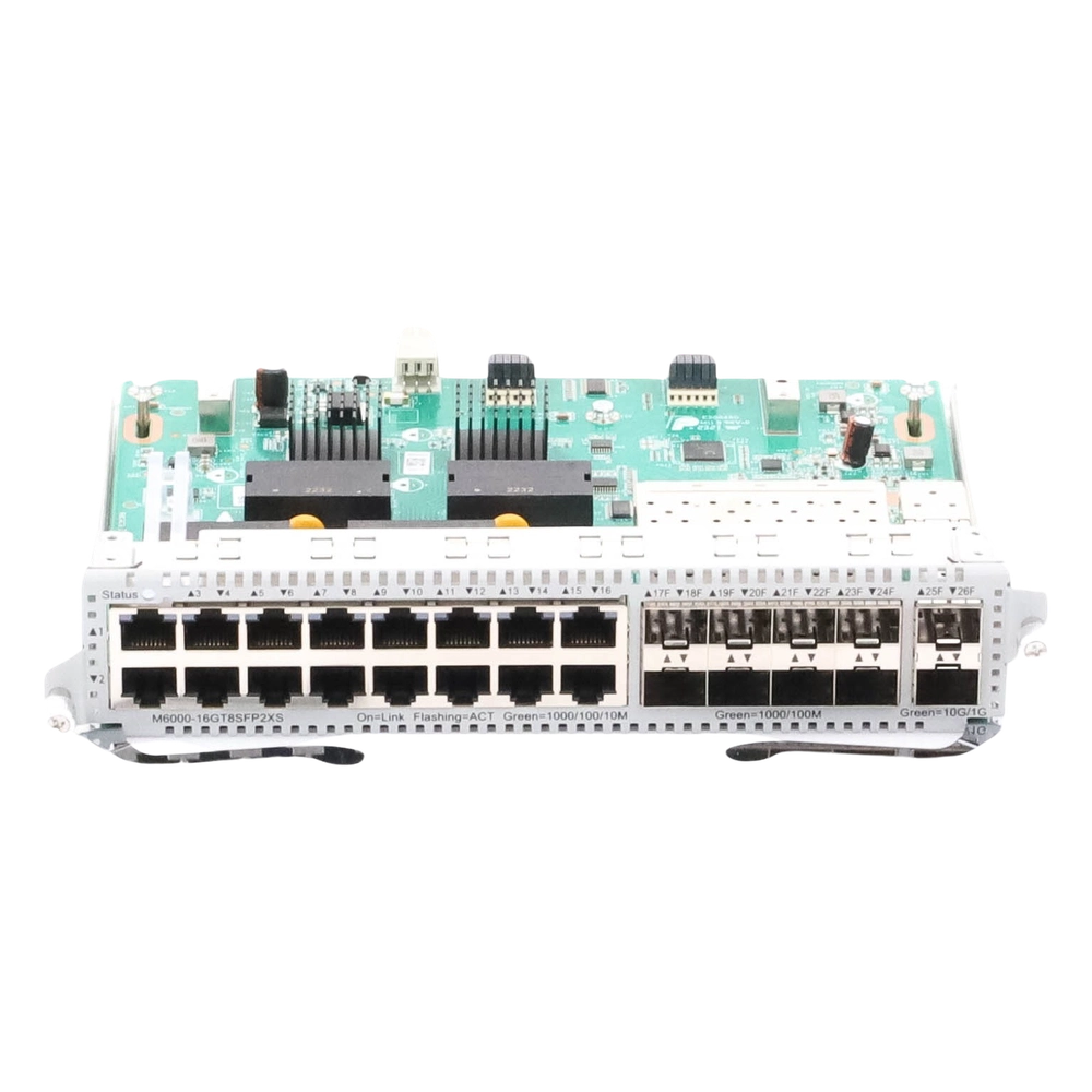 Tarjeta de Red con 16 puertos RJ45 1Gb, 8 puertos SFP 1Gb y 2 puertos SFP+ 10Gb para Chasis RG-NBS6002 - Imagen 8