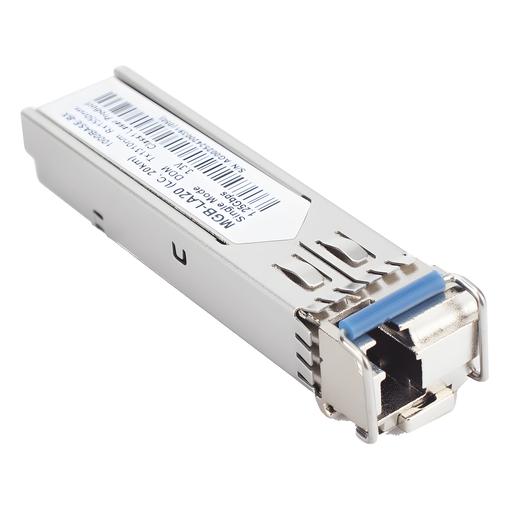 Transceptor WDM mini-Gbic SFP 1G LC TX:1310nm RX:1550 para fibra Mono Modo 20 Km, Requiere MGB-LB20 - Imagen 2