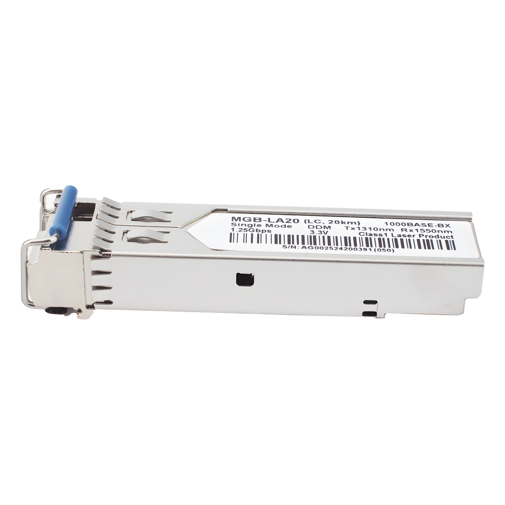 Transceptor WDM mini-Gbic SFP 1G LC TX:1310nm RX:1550 para fibra Mono Modo 20 Km, Requiere MGB-LB20 - Imagen 4