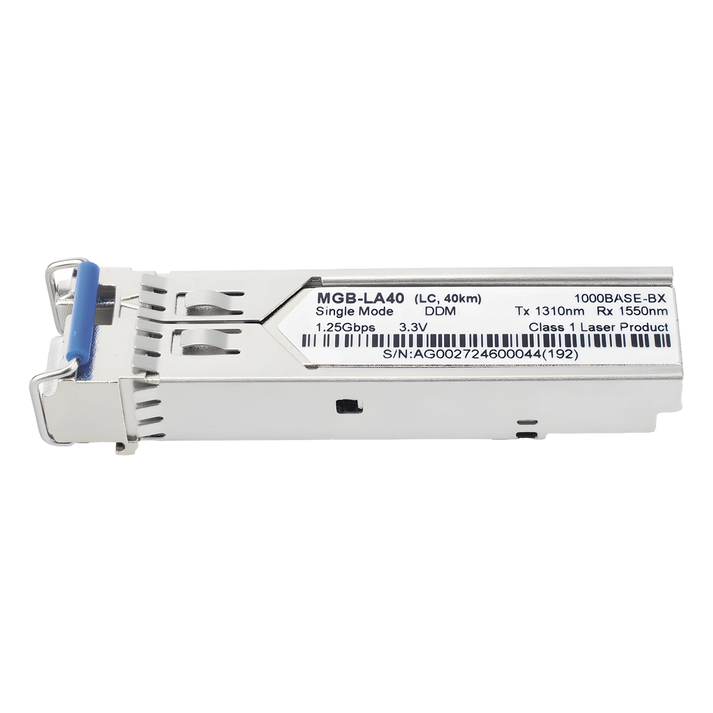Transceptor mini-Gbic SFP 1G LC TX:1310nm RX:1550 para fibra Mono Modo 40 Km WDM, Requiere MGB-LB40 - Imagen 4