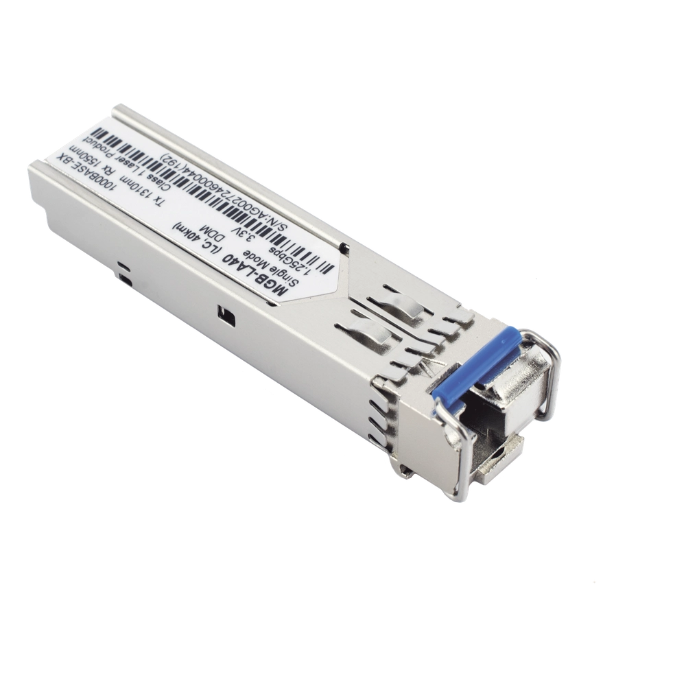 Transceptor mini-Gbic SFP 1G LC TX:1310nm RX:1550 para fibra Mono Modo 40 Km WDM, Requiere MGB-LB40