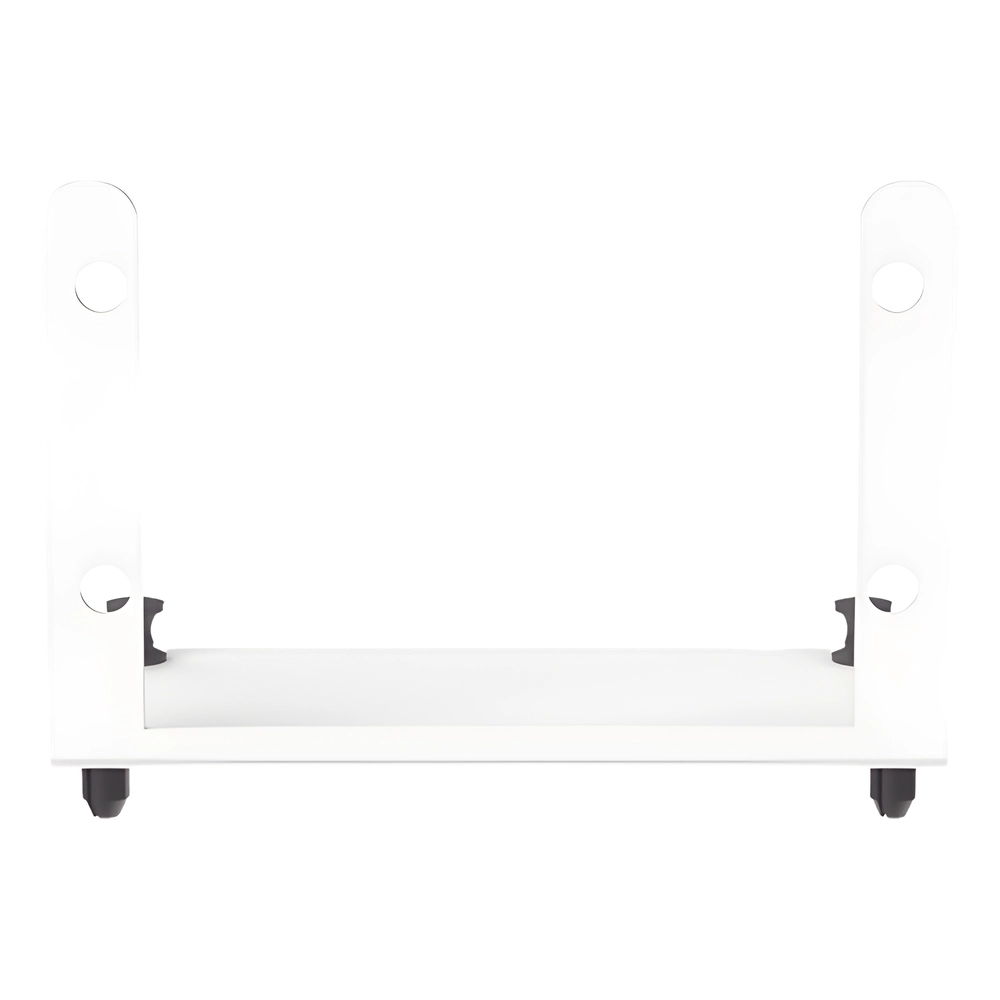Soporte Para 2 Adaptadores de Fibra Óptica Opticom®, Para Uso con Gabinetes Multipropósito, de Instalación a Presión, Color Blanco