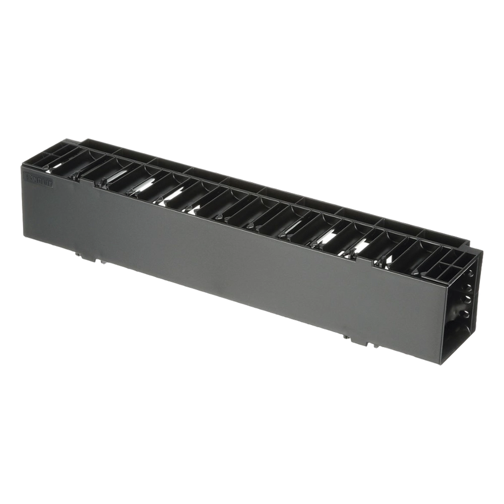 Organizador de Cables Horizontal NetManager, Sencillo (Solo Frontal), Para Rack de 19in, 2UR