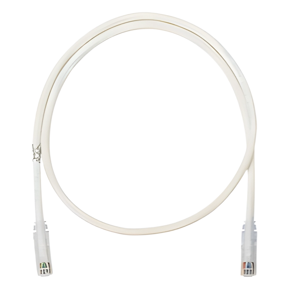 Cable de Parcheo UTP Categoría 6, con Plug Modular en Cada Extremo - 3 Metros (9.84 Pies) - Blanco Mate