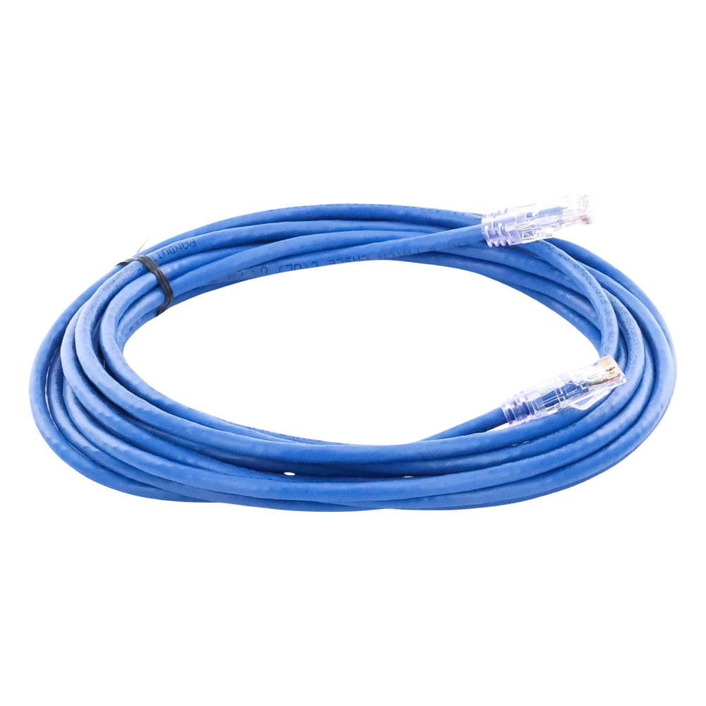 Cable de Parcheo UTP Categoría 6, con Plug Modular en Cada Extremo - 6 Metros (19.69 Pies) - Azul - Imagen 2