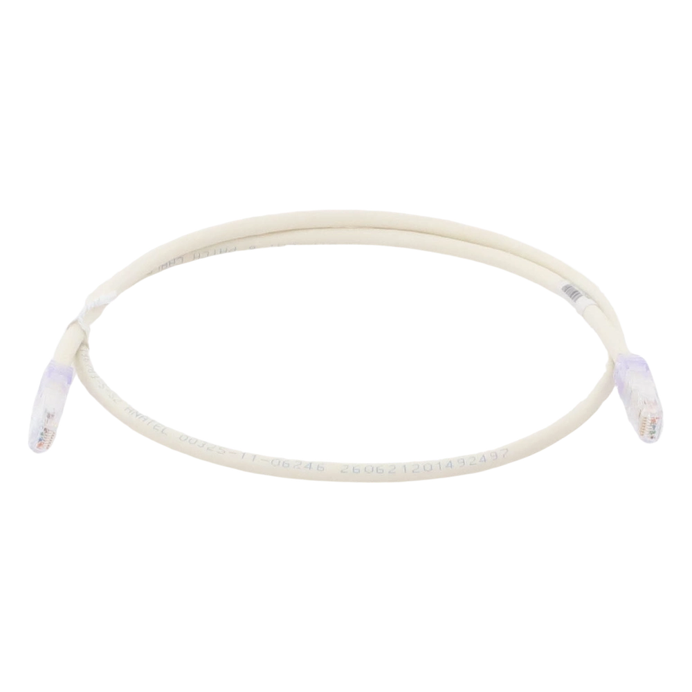 Cable de Parcheo UTP Categoría 6, con Plug Modular en Cada Extremo - 1 Metro (3.28 Pies) - Blanco Mate - Imagen 4
