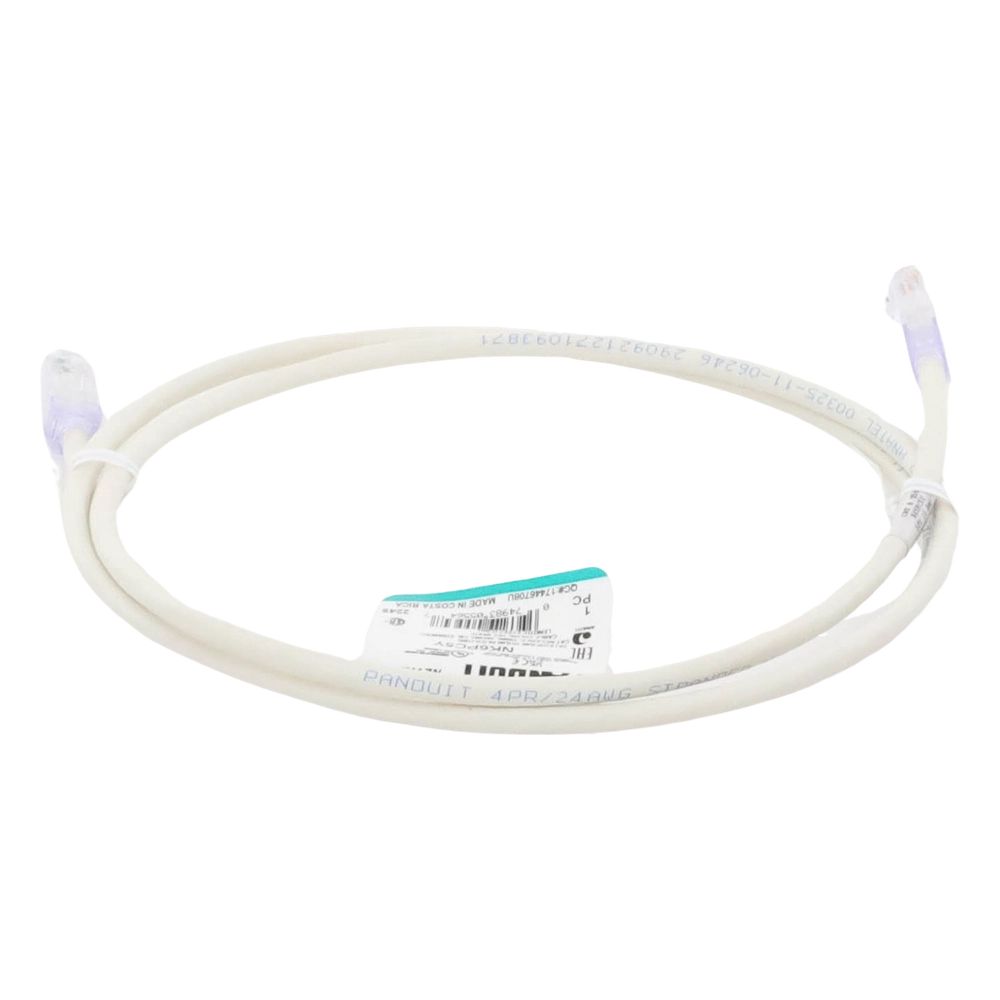 Cable de Parcheo UTP Categoría 6, con Plug Modular en Cada Extremo - 1.5 Metros (4.92 Pies) - Blanco Mate - Imagen 4