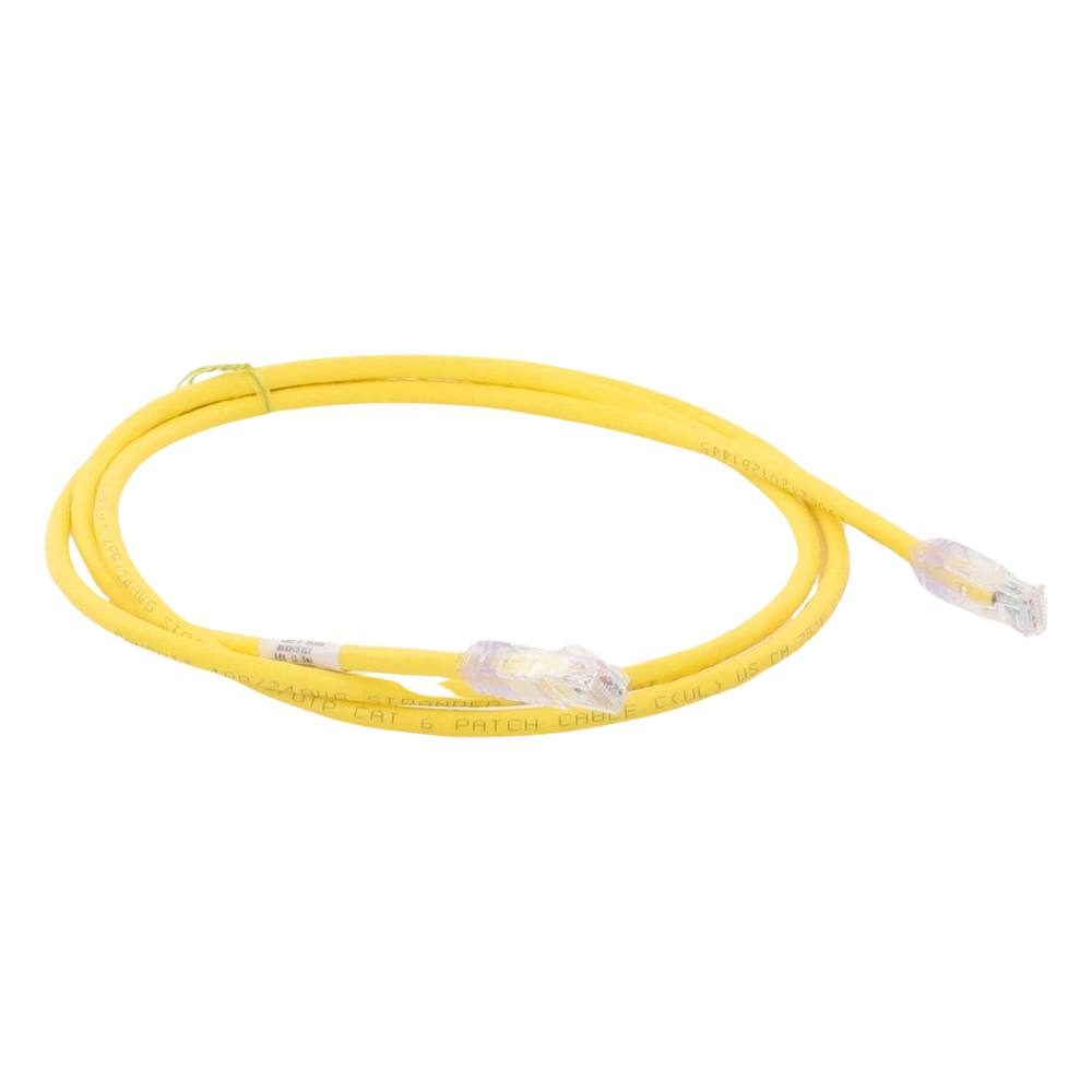 Cable de Parcheo UTP Categoría 6, con Plug Modular en Cada Extremo - 1.5 Metros (4.92 Pies) - Amarillo - Imagen 3