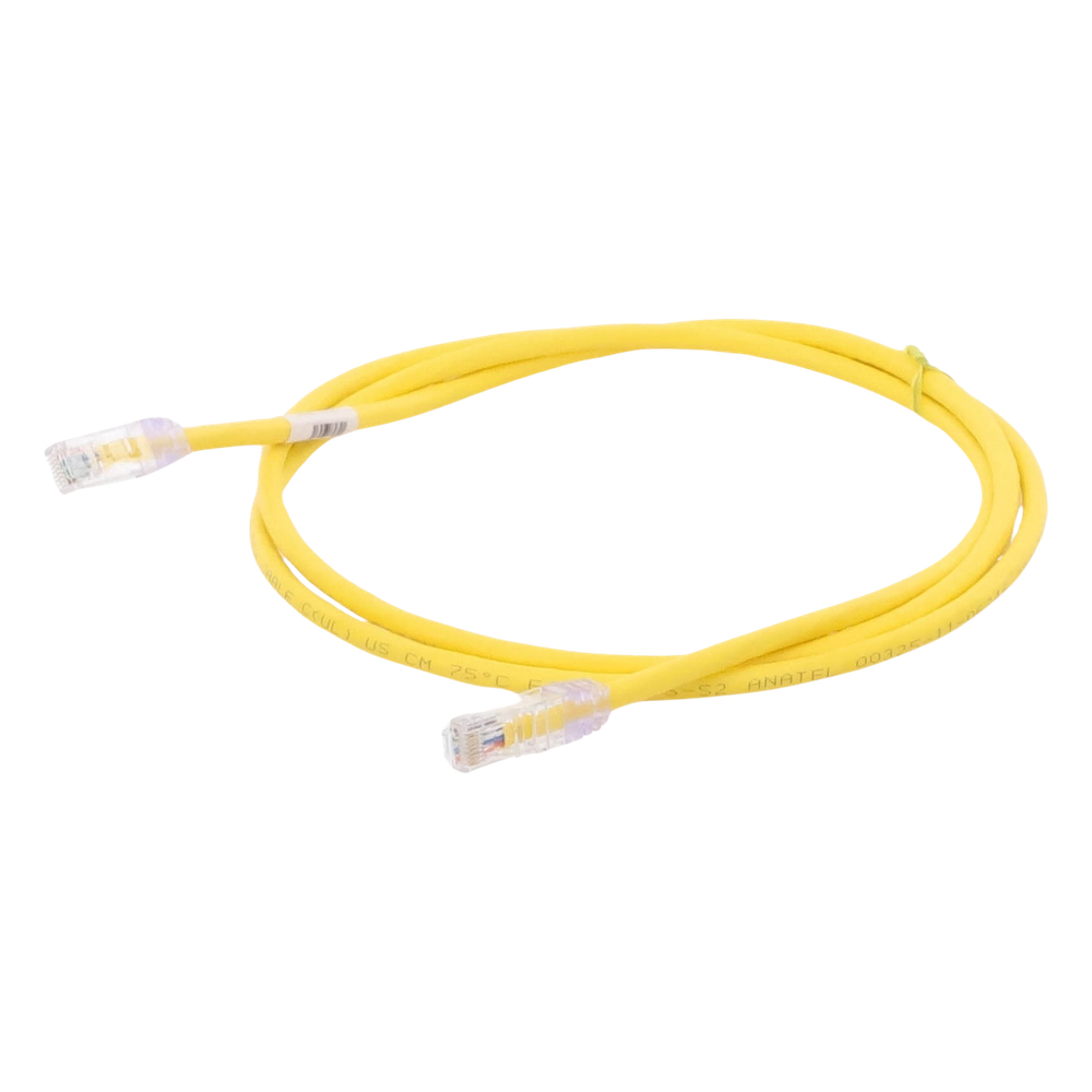 Cable de Parcheo UTP Categoría 6, con Plug Modular en Cada Extremo - 1.5 Metros (4.92 Pies) - Amarillo - Imagen 4