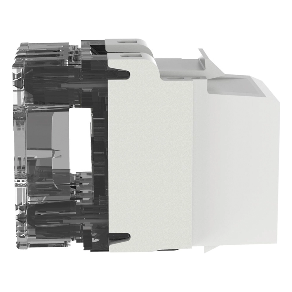 Conector Jack Estilo 110 (de Impacto), Tipo Keystone, Categoría 6A, de 8 Posiciones y 8 Cables, Color Blanco - Imagen 4