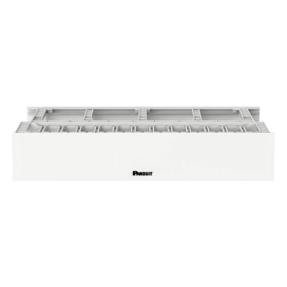 Organizador de Cables Horizontal NetManager de Alta Densidad, Doble (Frontal y Posterior), Para Rack de 19in, 2UR, Color Blanco - Imagen 2