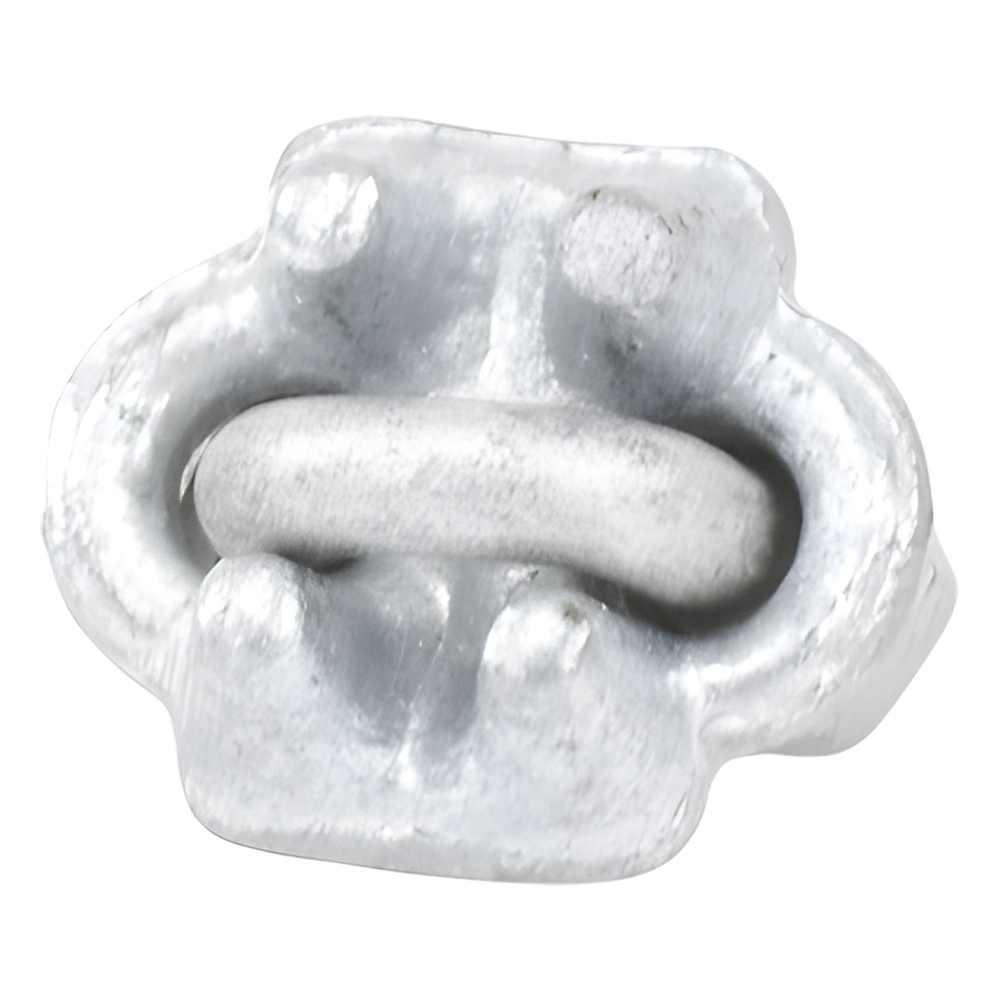 Nudo/ Perro/ Abrazadera Acero Forjado para Cable de 1/8", Galv. por Inmersión en Caliente. - Imagen 3