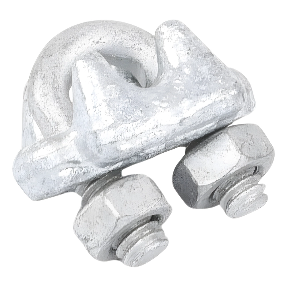 Nudo/ Perro/ Abrazadera Acero Forjado para Cable de 3/16" Galv. Inmersión en Caliente. - Imagen 5