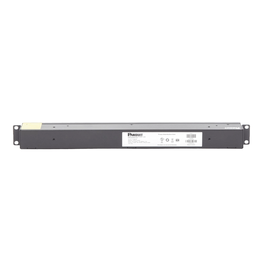 PDU Básico para Distribución de Energía, Enchufe de Entrada NEMA 5-15P, Con 12 Contactos NEMA 5-20R, Instalación Horizontal de 19in, 1UR, 15 Amp, 120 Vca - Imagen 4