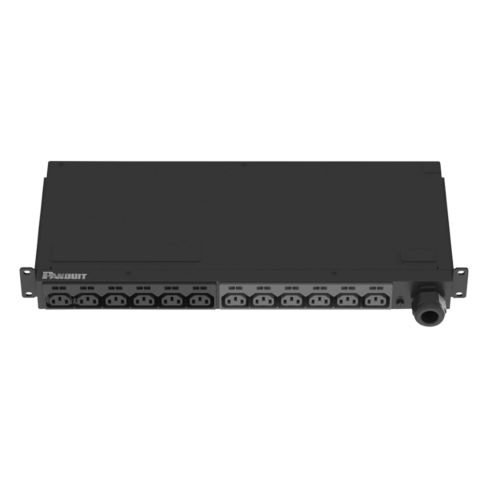 PDU Básico para Distribución de Energía, Enchufe de Entrada NEMA L6-30P, Con 12 Contactos C13, Instalación Horizontal de 19in, 1UR, 30 Amp, 208 Vca