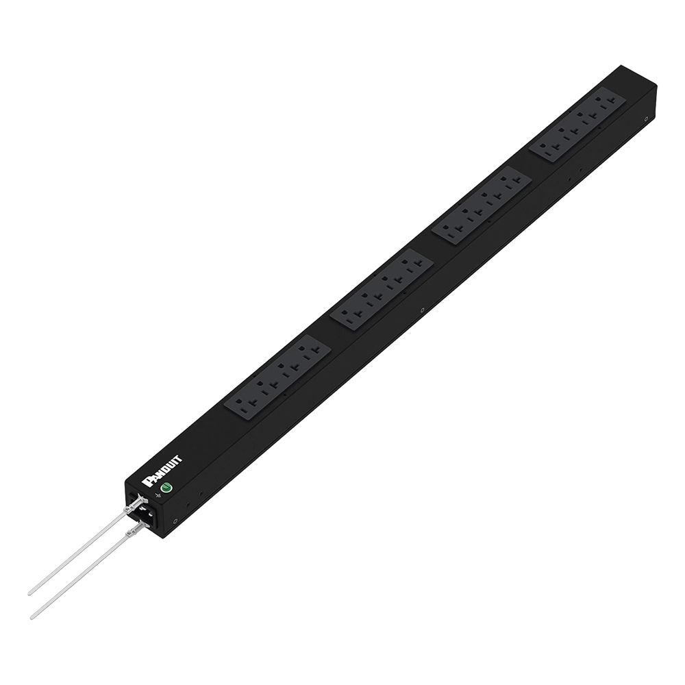 PDU Básico para Distribución de Energía, Enchufe de Entrada NEMA 5-15P, Con 16 Contactos NEMA 5-20R, de Instalación Vertical, 15 Amp, 120 Vca