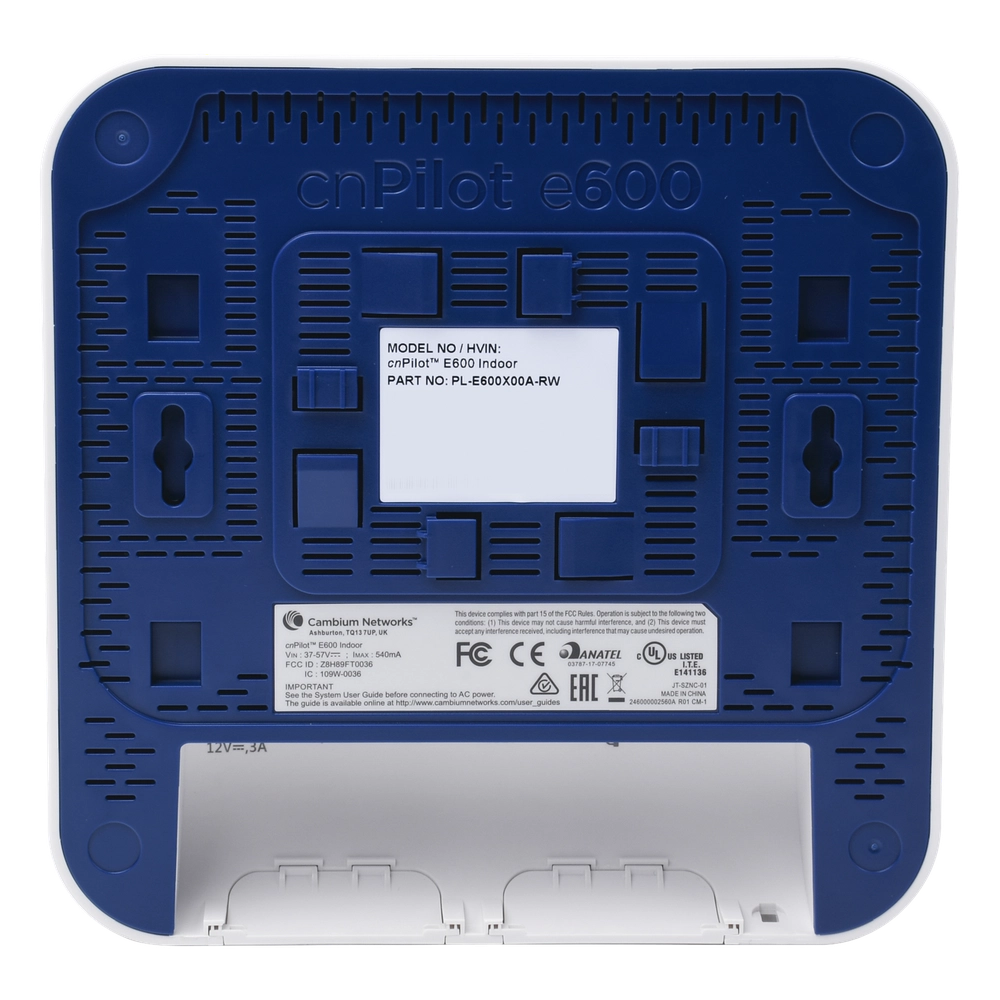 Access Point WiFi cnPilot e600 Indoor para alta cobertura y densidad de usuarios, Doble Banda, Wave 2, MU-MIMO 4X4, antena Beamforming Omnidireccional, hasta 512 clientes - Imagen 3