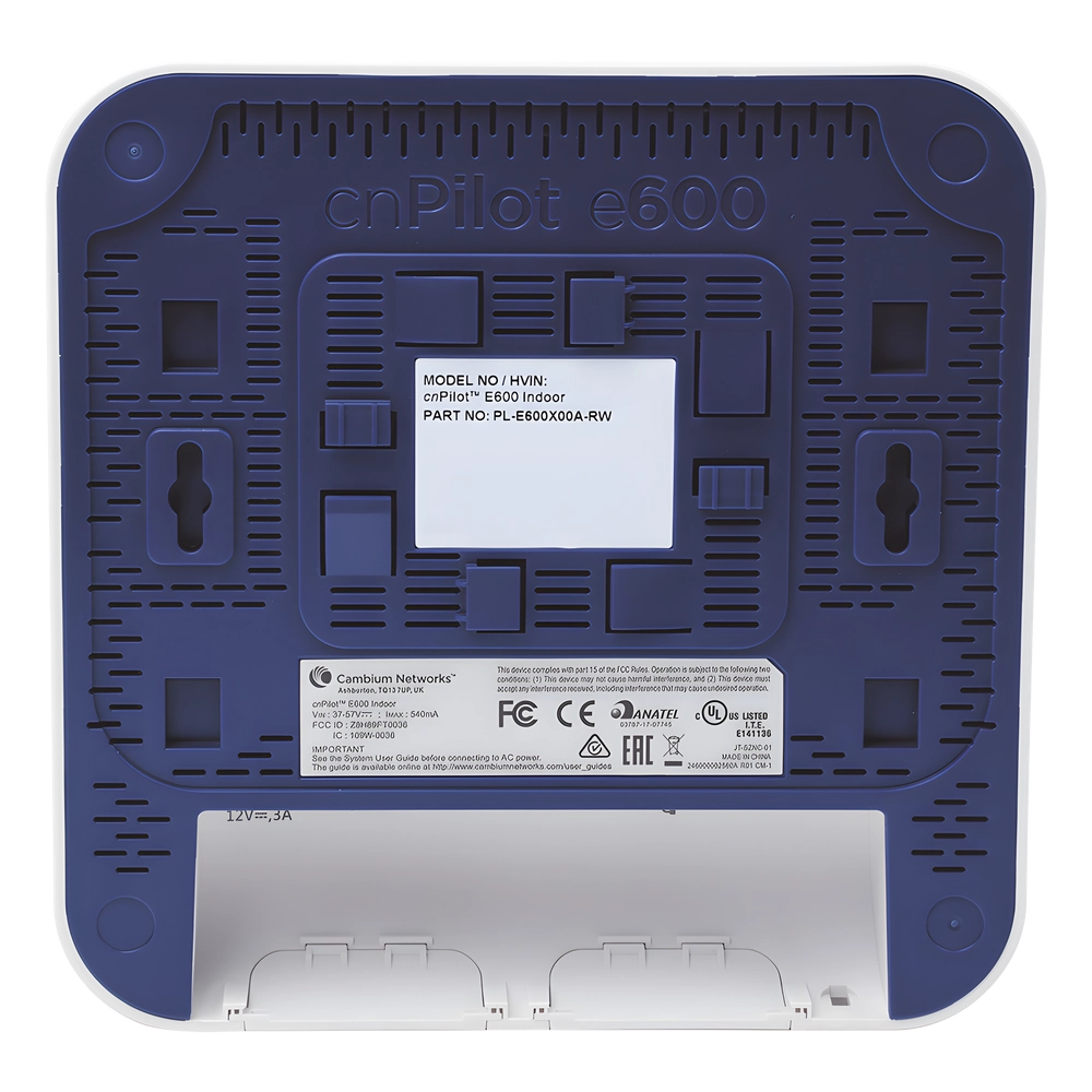 2.13 Gbps / Access Point cnPilote e600 Indoor / Alta cobertura y estable en ambiente saturados usuarios / Doble banda/ MU-MIMO 4X4 / Antena Omnidireccional / 512 Usuarios - Imagen 3
