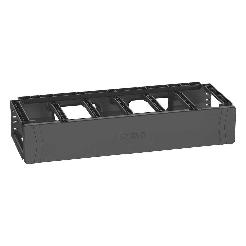 Organizador de Cables Horizontal PatchRunner™, Sencillo (Solo Frontal), Para Rack de 19in, 2UR