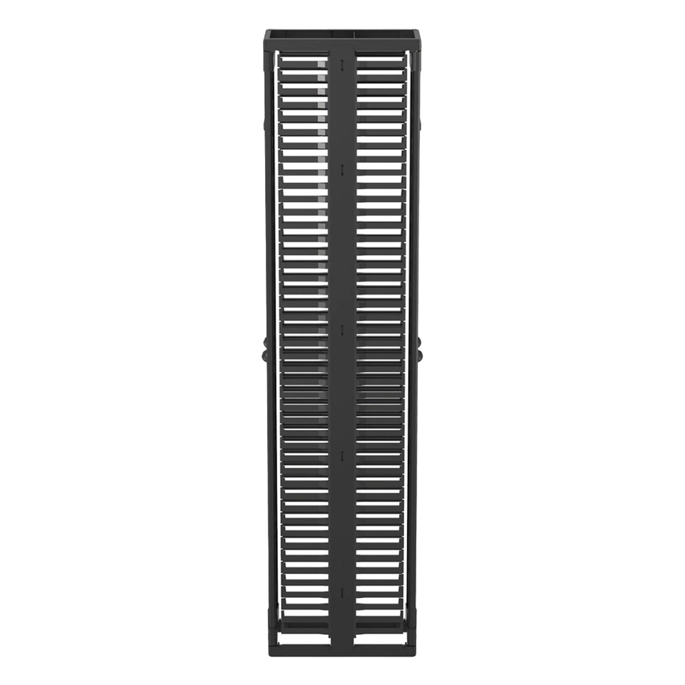 Organizador Vertical PatchRunner™, Doble (Frontal y Posterior), Para Rack Abierto de 45 Unidades, 10in de Ancho, Color Negro - Imagen 2