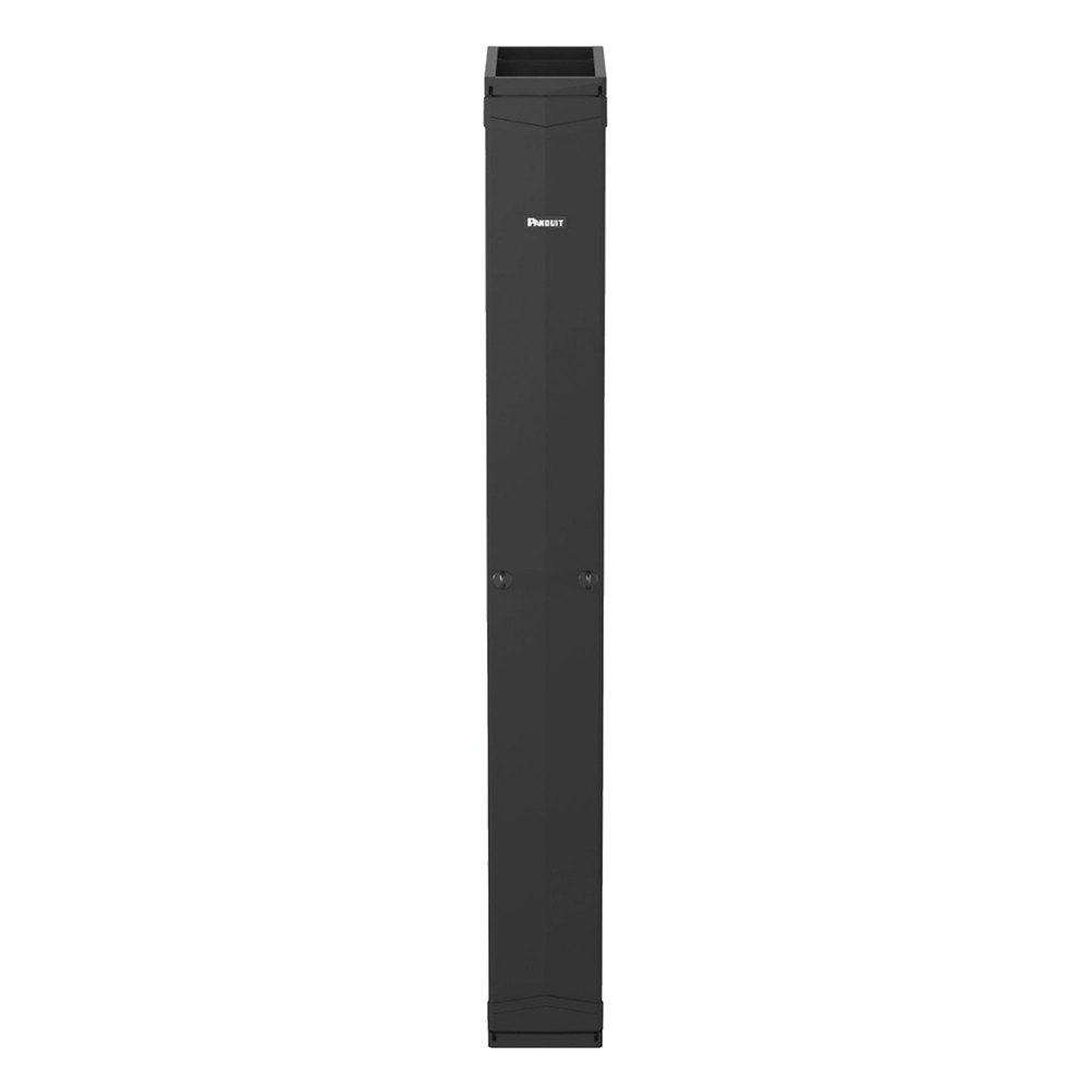 Organizador Vertical PatchRunner™, Doble (Frontal y Posterior), Para Rack Abierto de 45 Unidades, 10in de Ancho, Color Negro - Imagen 3