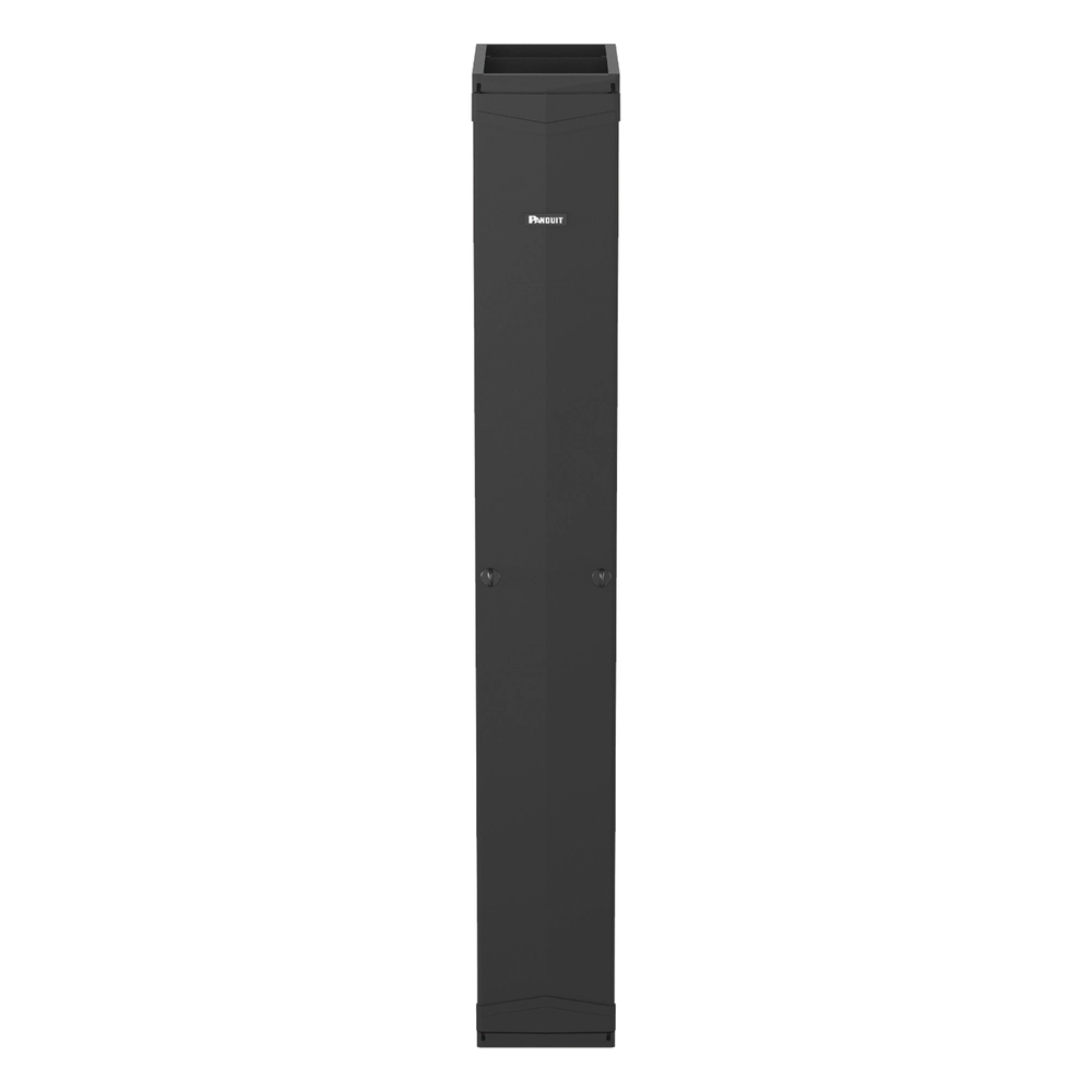 Organizador Vertical PatchRunner™, Doble (Frontal y Posterior), Para Rack Abierto de 45 Unidades, 12in de Ancho, Color Negro - Imagen 2