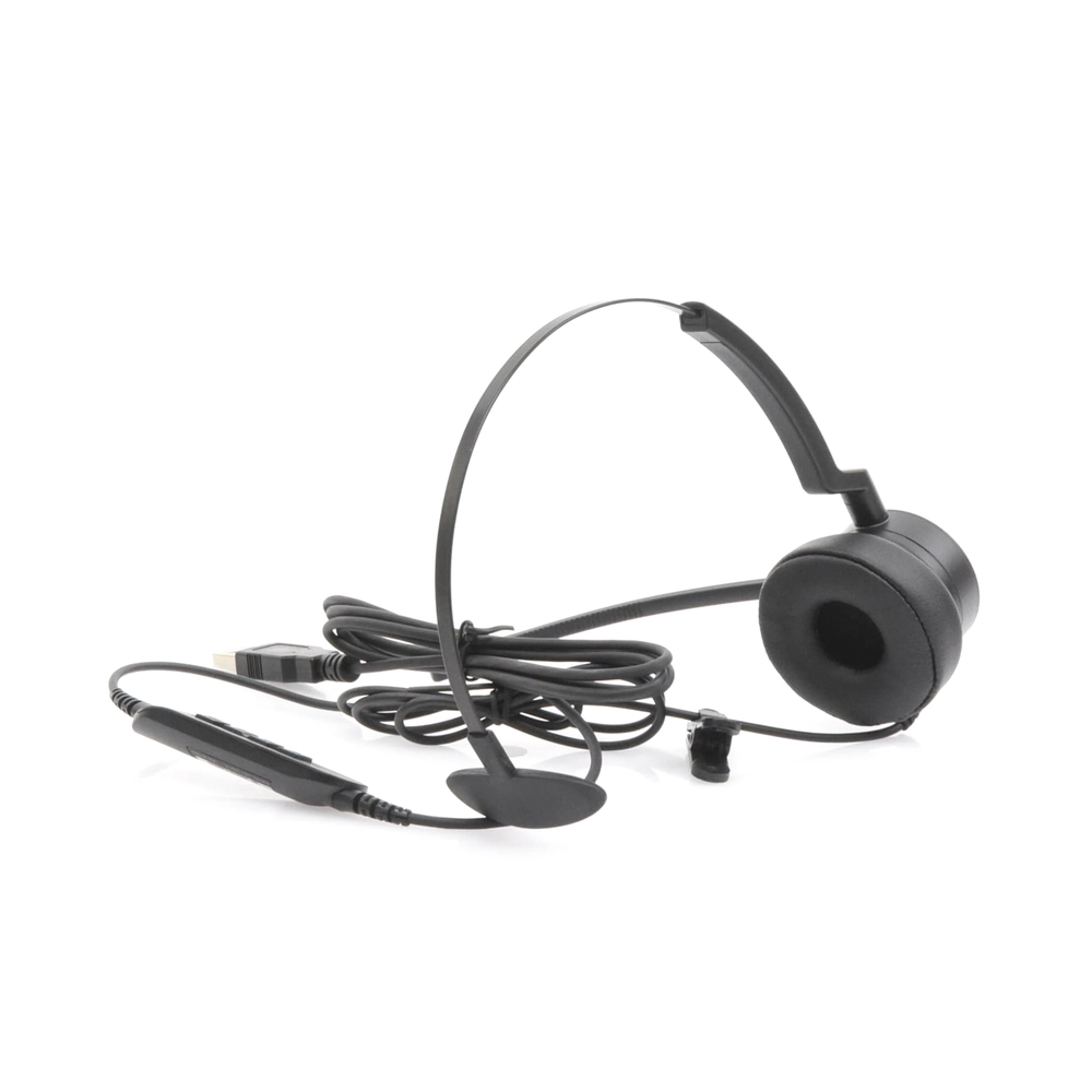 Audífonos USB de Diadema MONO con Audio HD / Micrófono con Cancelación de Ruido / Calidad para uso en Oficina - Imagen 3