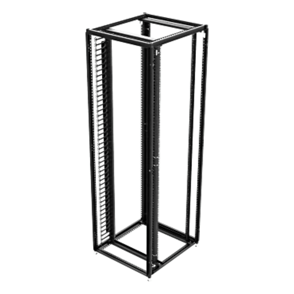 Organizador Vertical de Cables para Rack 45 UR (79 in) / Acero Negro RAL 9005 / Sección 95x208 mm (3.7x8.2 in) / Capacidad 726 Cables / Dedos cada 1.75 pulg / ProLine S1 HOFFMAN - Imagen 3