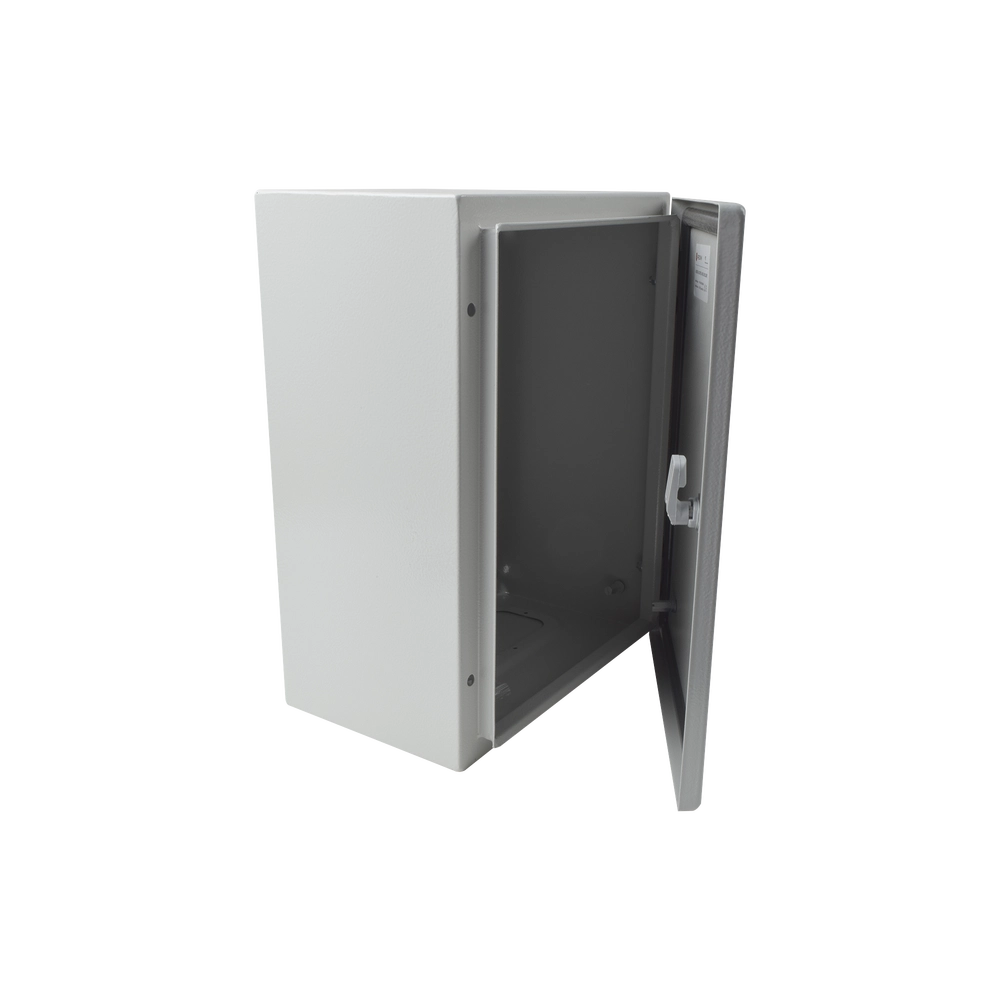 Gabinete de Acero IP66 Uso en Intemperie (300 x 400 x 200 mm) con Placa Trasera Interior de Metal y Compuerta Inferior Atornillable (Incluye Chapa y Llave T). - Imagen 4