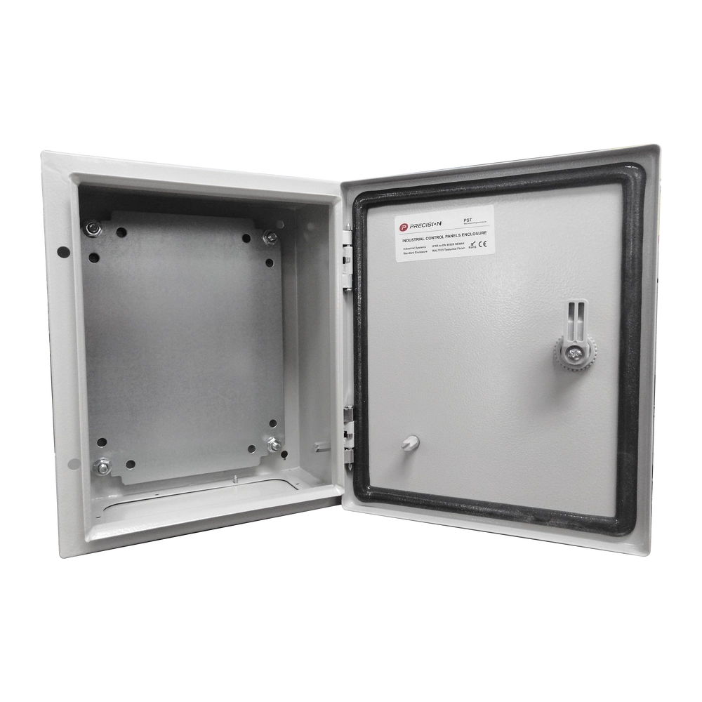 Gabinete de Acero IP66 Uso en Intemperie (300 x 400 x 200 mm) con Placa Trasera Interior de Metal y Compuerta Inferior Atornillable (Incluye Chapa y Llave T). - Imagen 5