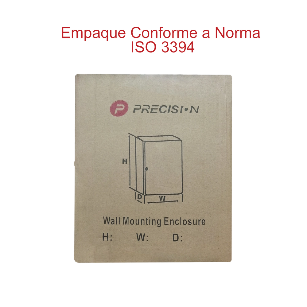 Gabinete de Acero IP66 Uso en Intemperie (300 x 400 x 200 mm) con Placa Trasera Interior de Metal y Compuerta Inferior Atornillable (Incluye Chapa y Llave T). - Imagen 7
